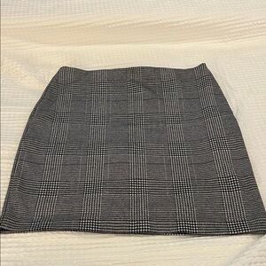 Karen Kane Monochrome Checkered Mini Skirt